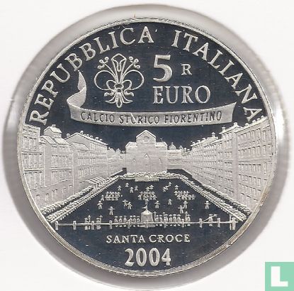Italy 5 euro 2004 (PROOF) "2006 Football World Cup in Germany" - Image 1