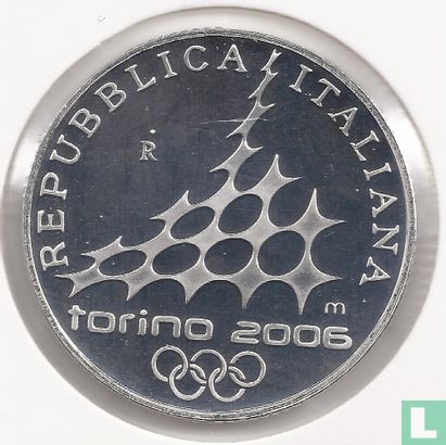 Italien 10 Euro 2005 (PP) "2006 Winter Olympics in Turin - Alpine skiing" - Bild 2