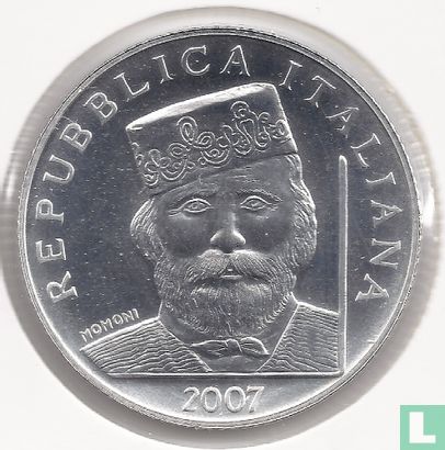 Italie 5 euro 2007 "200th anniversary of the birth of Giuseppe Garibaldi" - Image 1