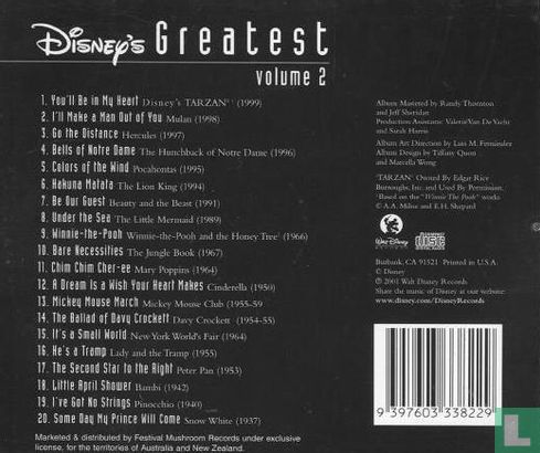 Disney's greatest: volume 2 - Bild 2