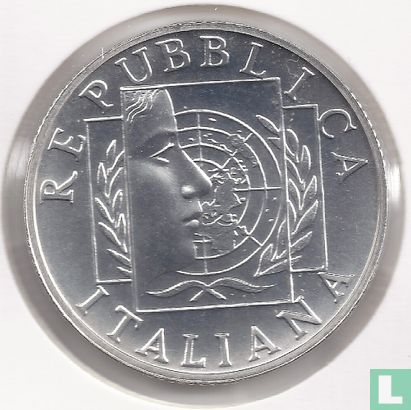 Italië 10 euro 2005 "60th anniversary of United Nations" - Afbeelding 2