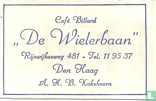Café Billard "De Wielerbaan"  - Afbeelding 1