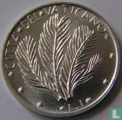 Vatican 1 lira 1975 - Image 2