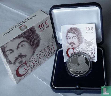 Italië 10 euro 2010 (PROOF) "400th anniversary of the death of the painter Caravaggio" - Afbeelding 3