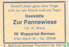Gaststätte Zur Pannewiese - H.Wank