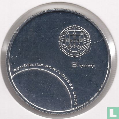 Portugal 8 euro 2004 (silver 925‰) "European Football Championship 2004 in Portugal - The Keeper's Save" - Image 1