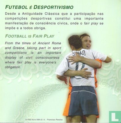 Portugal 8 euro 2003 (silver 925‰) "European Football Championship 2004 in Portugal - Football is Fair Play" - Image 3