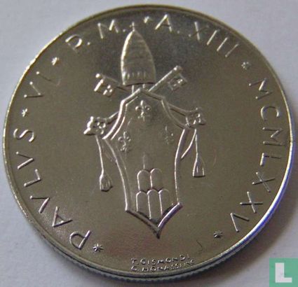 Vaticaan 50 lire 1975 - Afbeelding 1