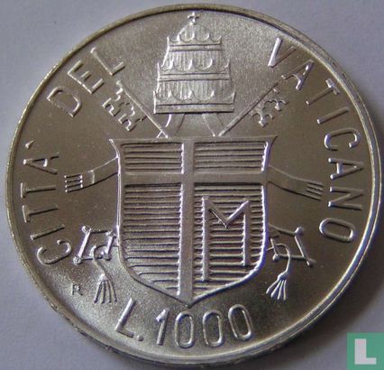 Vaticaan 1000 lire 1984 "Year of Peace" - Afbeelding 2