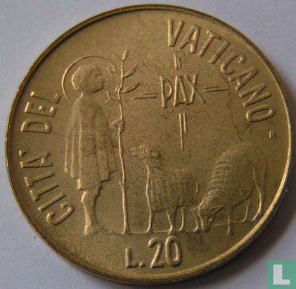 Vatican 20 lire 1984 "Year of Peace" - Image 2
