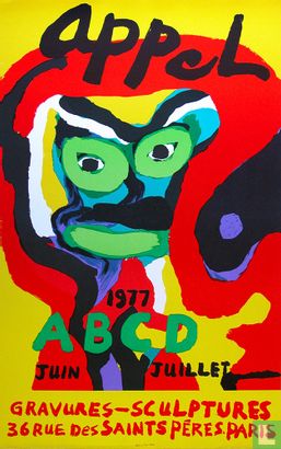 'ABCD', lithografisch affiche, 1977