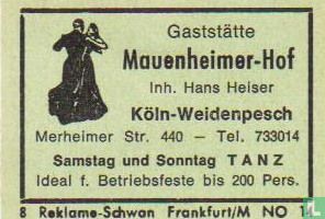 Gaststätte Mauenheimer-Hof - Hans Heiser