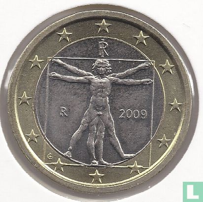 Italie 1 euro 2009 - Image 1
