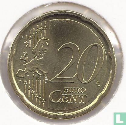 Italien 20 Cent 2011 - Bild 2