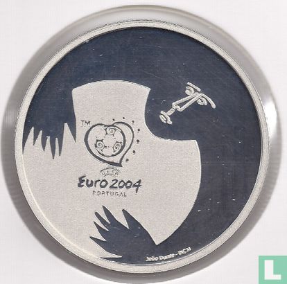 Portugal 8 euro 2004 (PROOF - zilver) "European Football Championship 2004 in Portugal - The Keeper's Save" - Afbeelding 2