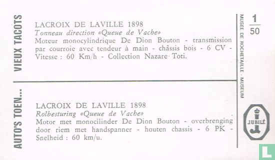 Lacroix de Laville 1898 - Image 2