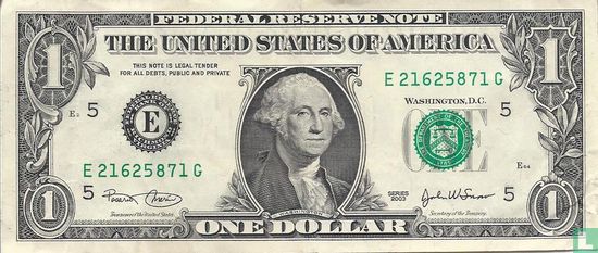 Dollar des États Unis 1 2003 E - Image 1