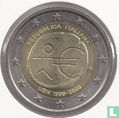 Italië 2 euro 2009 "10th Anniversary of the European Monetary Union" - Afbeelding 1