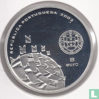 Portugal 8 Euro 2003 (PP - Silber) "European Football Championship 2004 in Portugal - Football is Celebration" - Bild 1