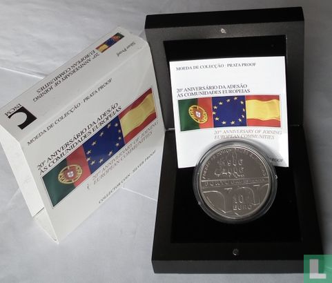 Portugal 10 euro 2006 (PROOF) "20 years EU accession of Portugal and Spain" - Image 3