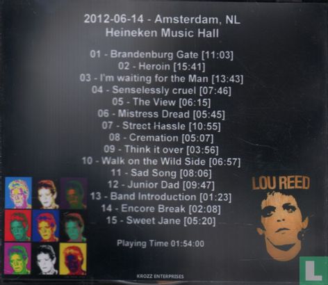 Lou Reed - Heineken Music Hall - Amsterdam 2012 - Afbeelding 2