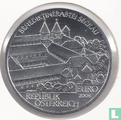 Autriche 10 euro 2008 (special UNC) "Seckau Abbey" - Image 1