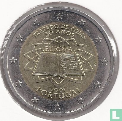 Portugal 2 euro 2007 "50th anniversary of the Treaty of Rome" - Afbeelding 1