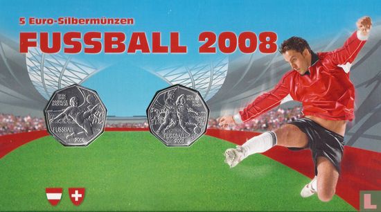 Austria 5 euro 2008 (special UNC) "European Football Championship - 1 player" - Image 3