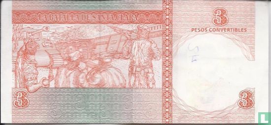Kuba 3 Pesos 2007 - Bild 2