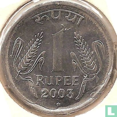 India 1 rupee 2003 (Hyderabad) - Image 1