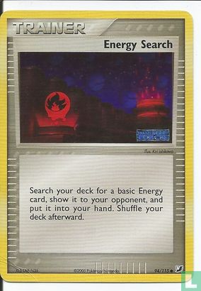Energy Search (reverse)