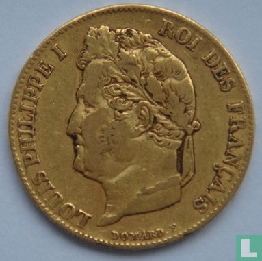 Frankrijk 20 francs 1840 (A) - Afbeelding 2