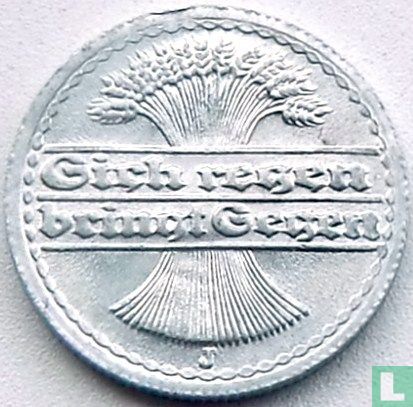 German Empire 50 pfennig 1922 (J) - Image 2