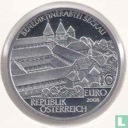 Austria 10 euro 2008 (PROOF) "Seckau Abbey" - Image 1