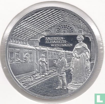 Austria 20 euro 2008 (PROOF) "Empress Elizabeth western railways" - Image 2