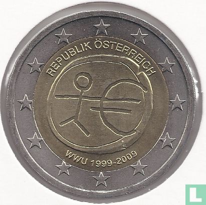 Austria 2 euro 2009 "10th anniversary of the European Monetary Union" - Image 1