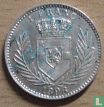 Congo Free State 1 franc 1896 - Image 1