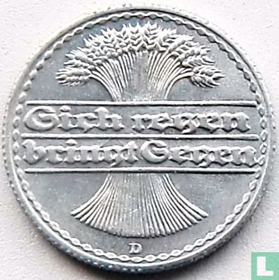Deutsches Reich 50 Pfennig 1921 (D) - Bild 2
