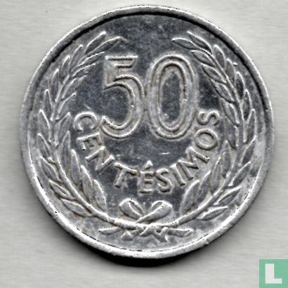 Uruguay 50 centésimos 1965  - Image 2