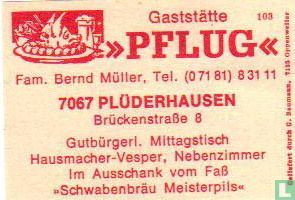 Gaststätte "Pflug" - Bernd Müller
