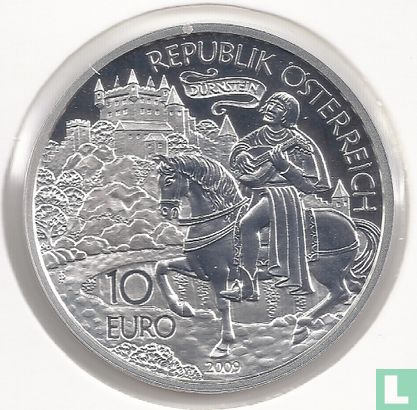 Austria 10 euro 2009 (PROOF) "Richard the Lionheart in Dürnstein" - Image 1