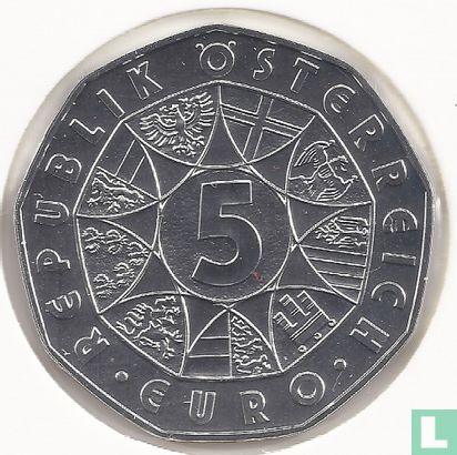 Austria 5 euro 2009 (special UNC) "200th anniversary Revolt of the Tyrolean Freedom" - Image 2