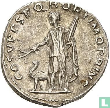 Trajanus 98-117, AR Denarius Rome  - Afbeelding 1