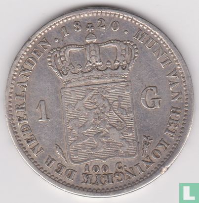 Nederland 1 gulden 1820 - Afbeelding 1