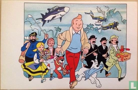 Kuifje en het Haaienmeer - Tintin et le laq aux requins - Image 1