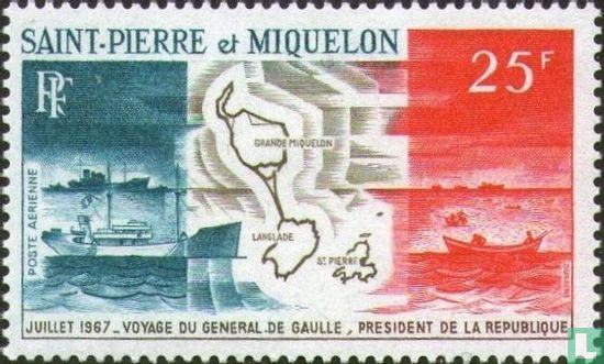 Visit of general De Gaulle