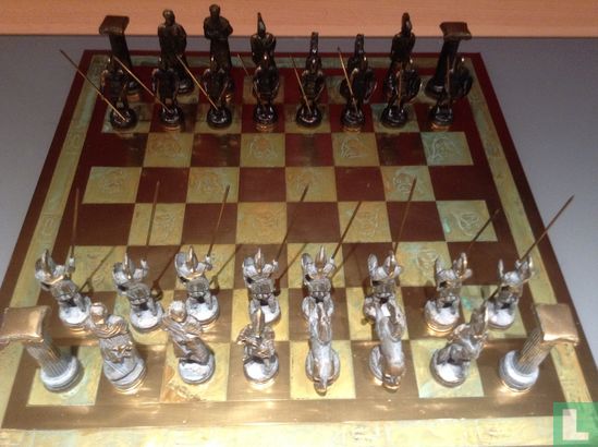 Bonzen schaakbord - Afbeelding 1