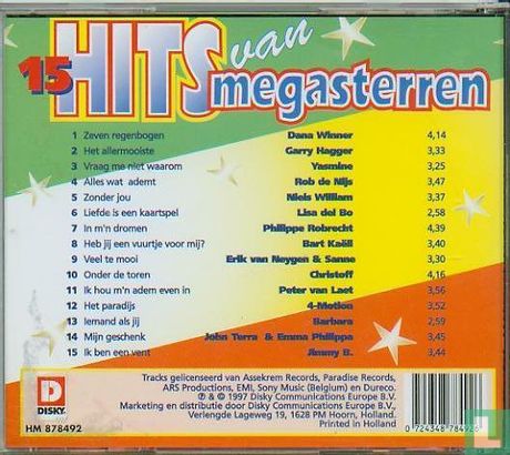 15 Hits van Megasterren - Bild 2