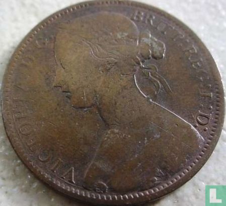 Verenigd koninkrijk 1 penny 1865 - Afbeelding 2