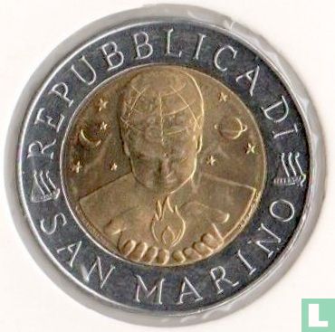San Marino 500 lire 1999 "Exploration" - Image 2